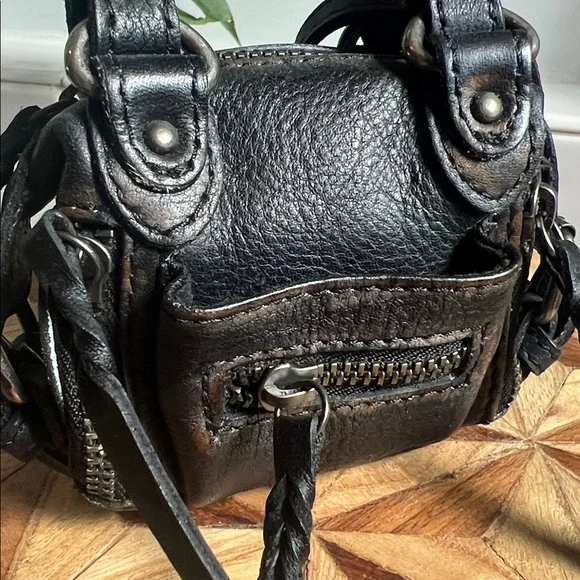 NWOT Free People mini micro Emerson tiny coin purse bag keychain - Picture 3 of 7